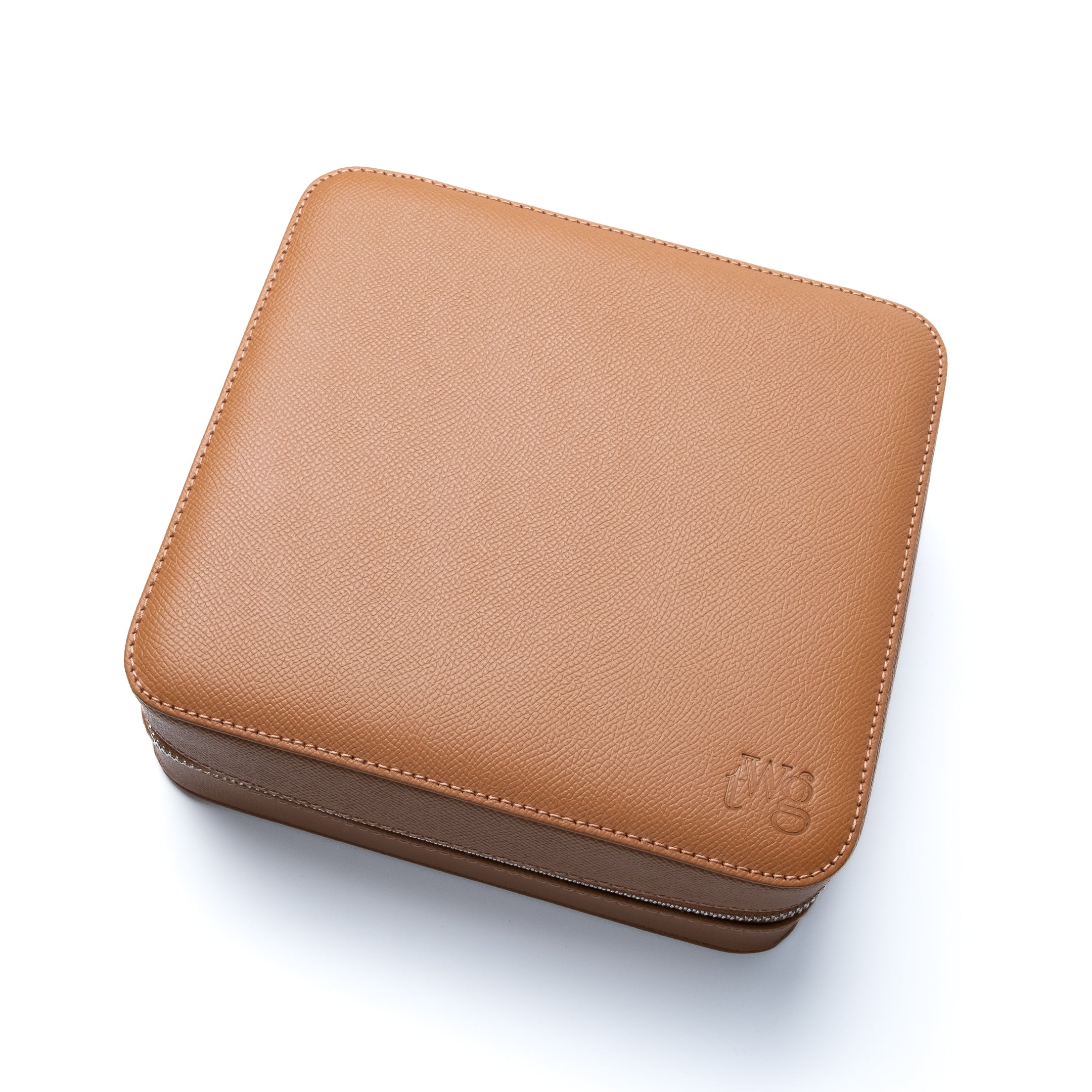 Watchbox "Zip-Case" for 6 Watches, Carrot Orange