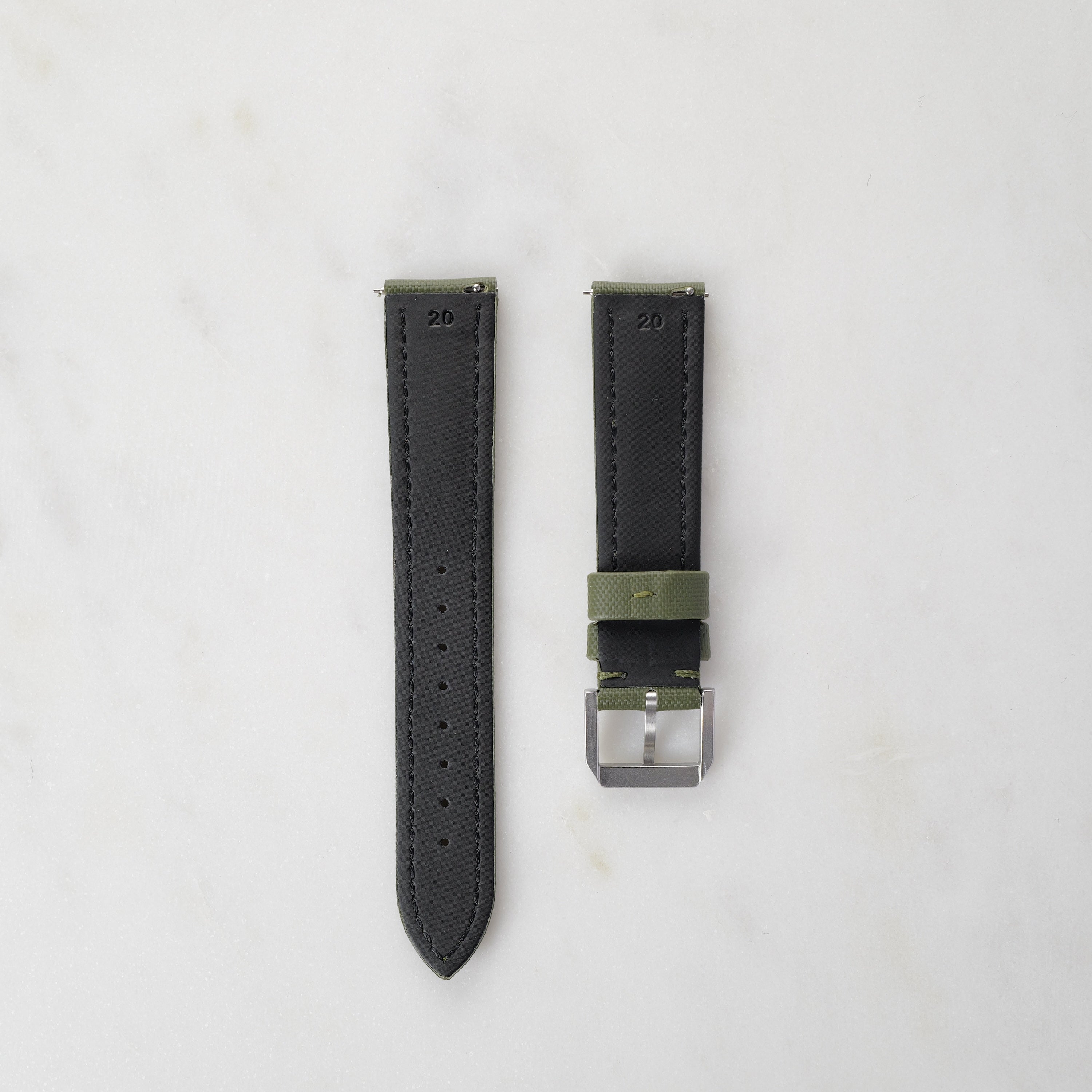 Wasserfestes Segeltuch-Band, Olivgrün