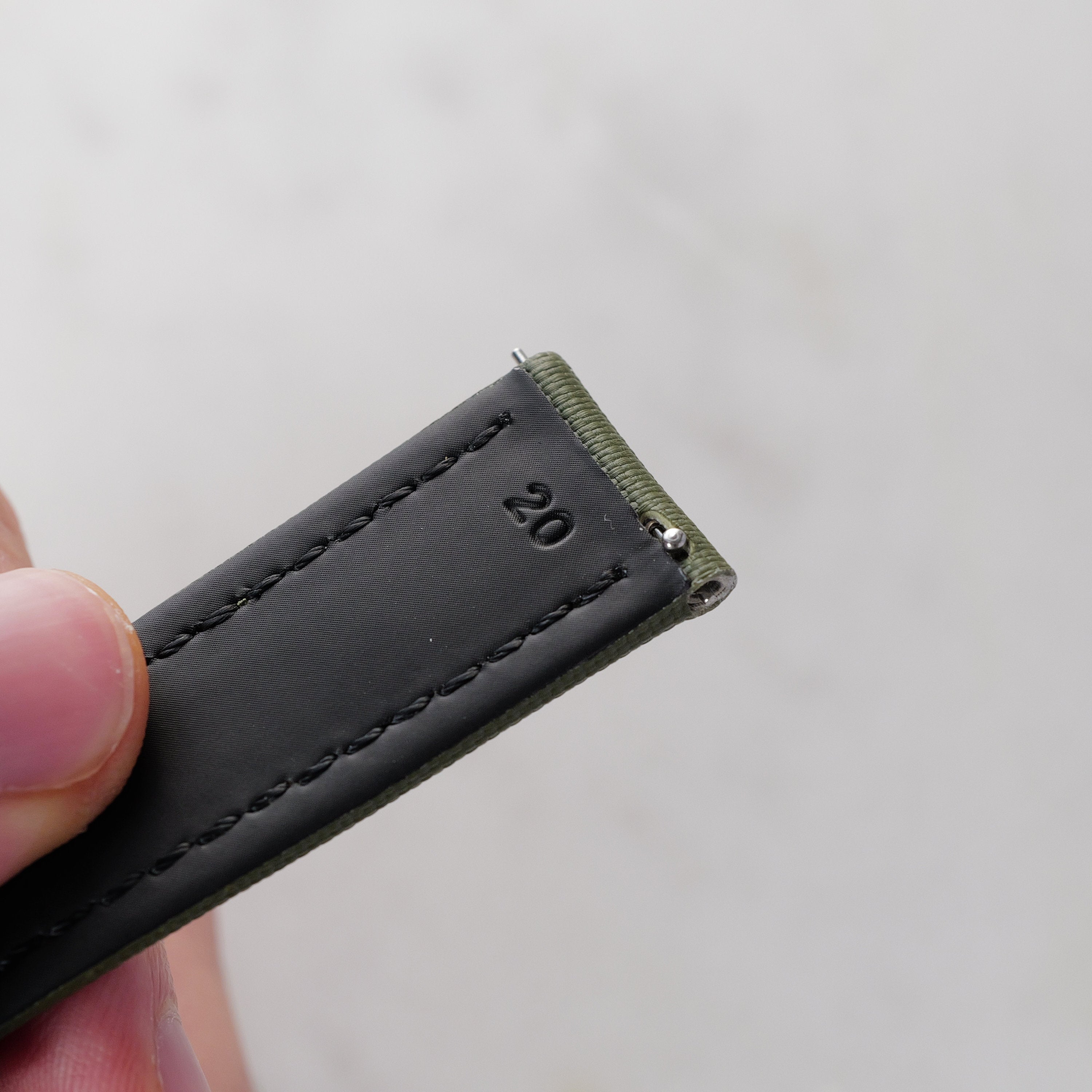 Wasserfestes Segeltuch-Band, Olivgrün