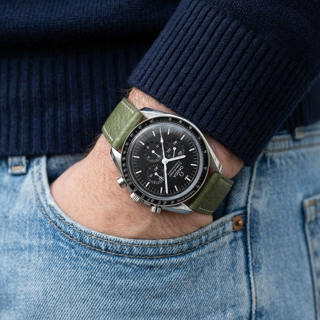 Hirsch x TWG Bologna "Olivgrün"