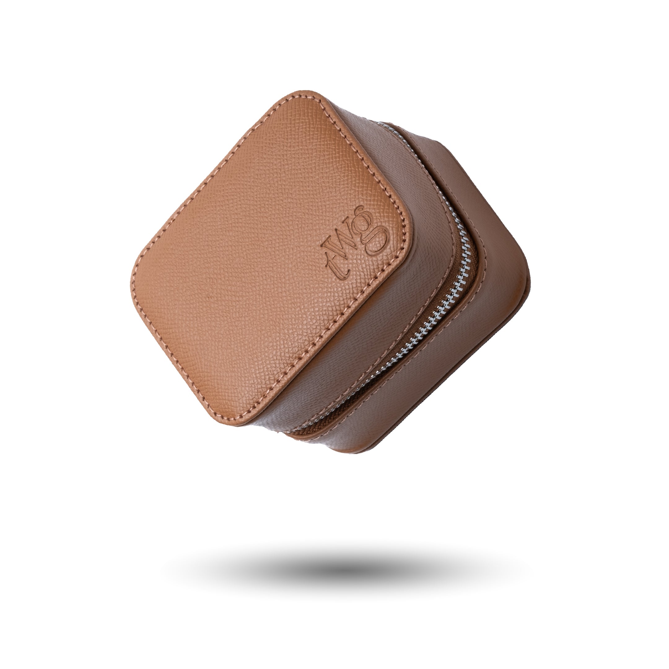 Watchbox "Zip-Case" for 1 Watch, Carrot Orange
