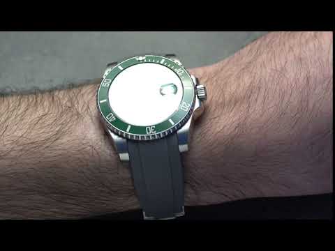 Premium Rolex Ersatzband aus vulkanisiertem Kautschuk – sportlich-eleganter Look am Handgelenk