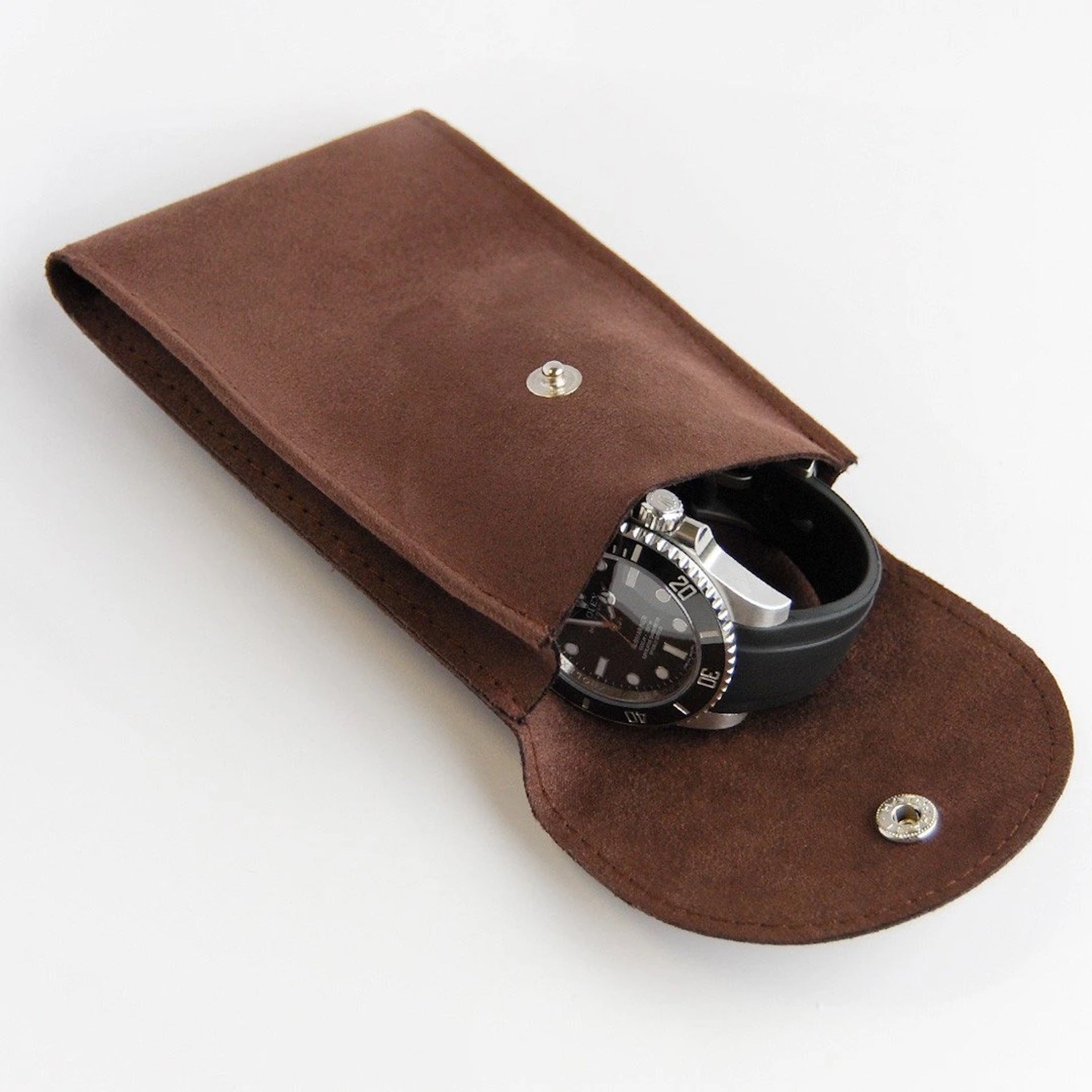 Großes EVEREST Uhrenetui aus edlem Kalbsleder