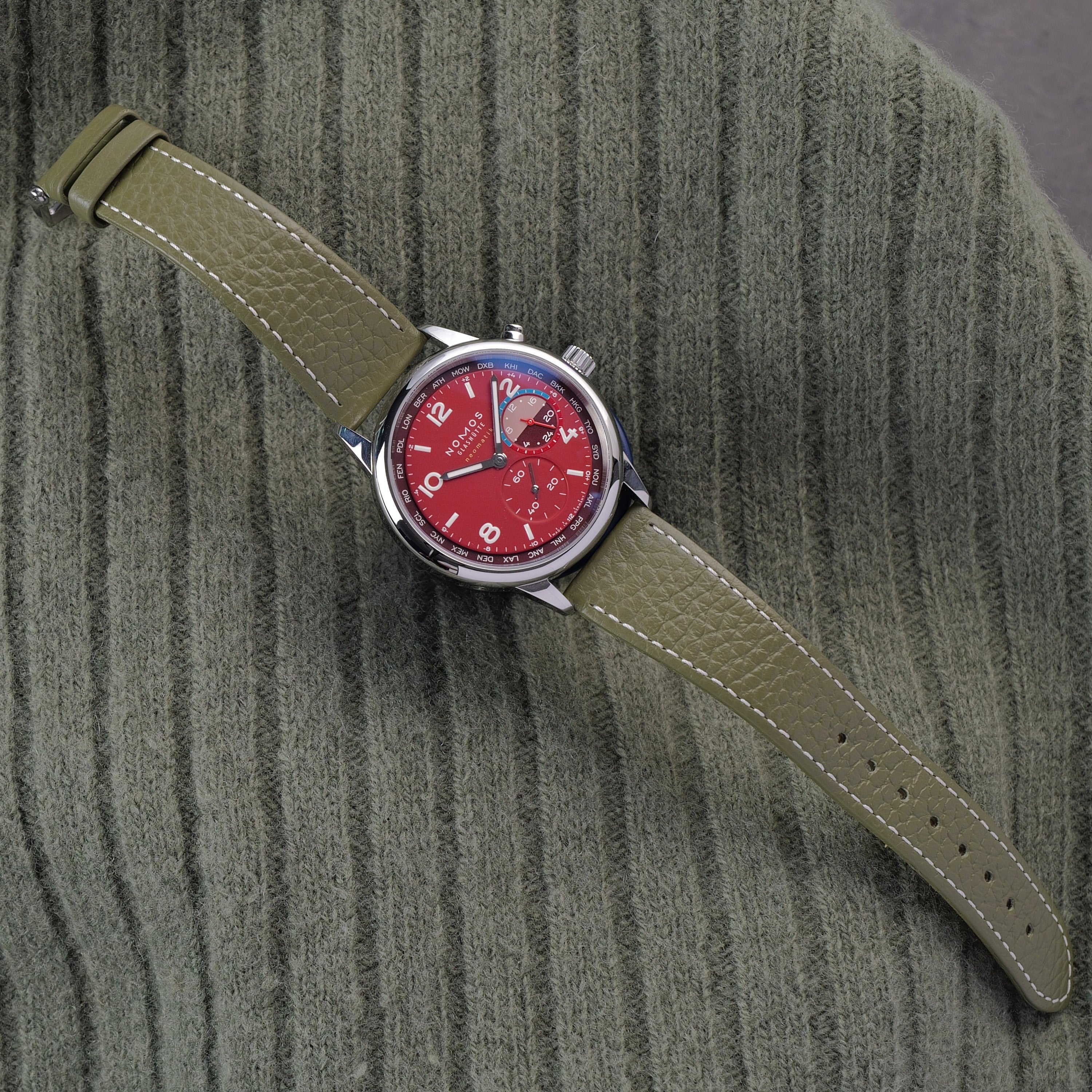 Hirsch x TWG Bologna "Olivgrün"