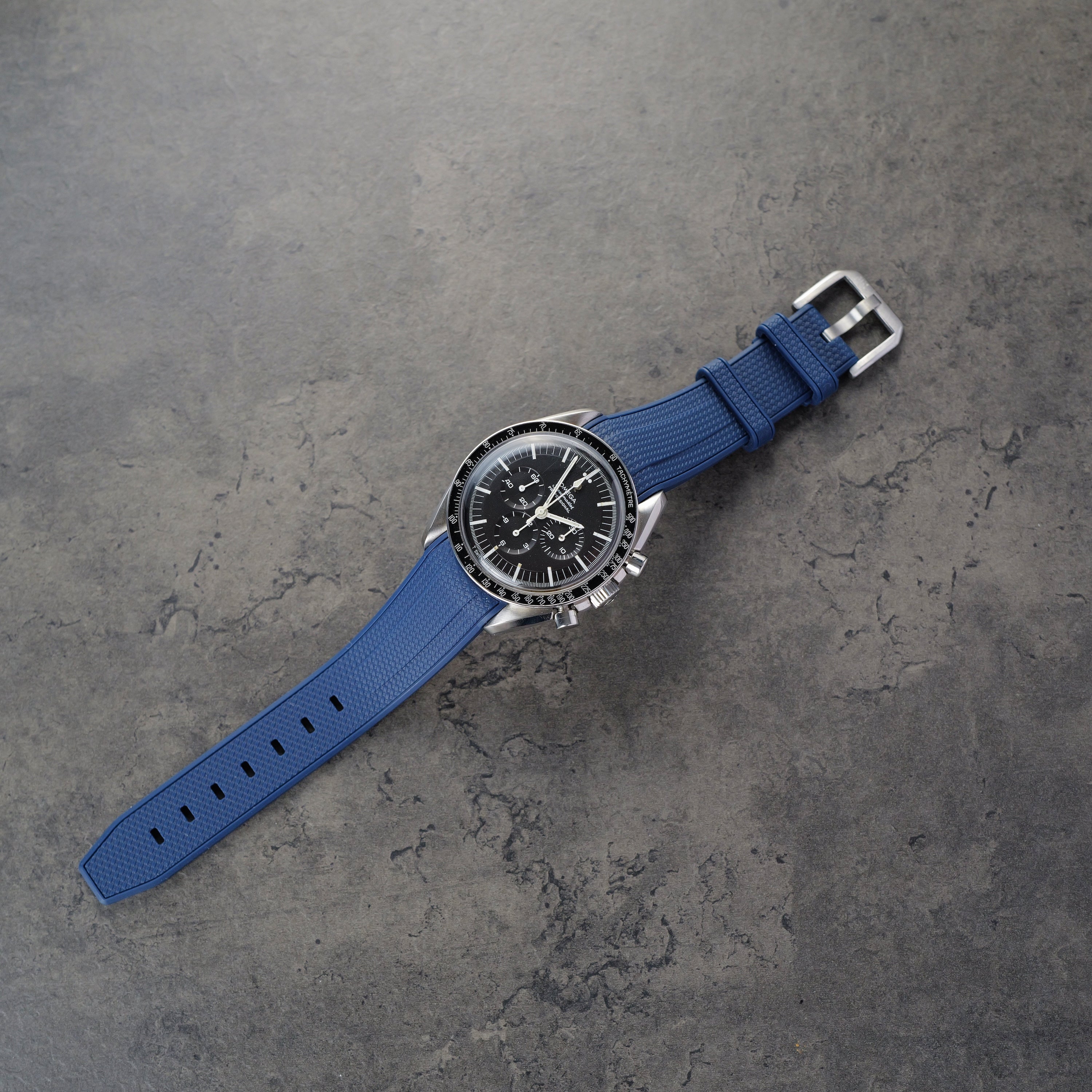 Omega X Swatch MoonSwatch Kautschukband, Blau