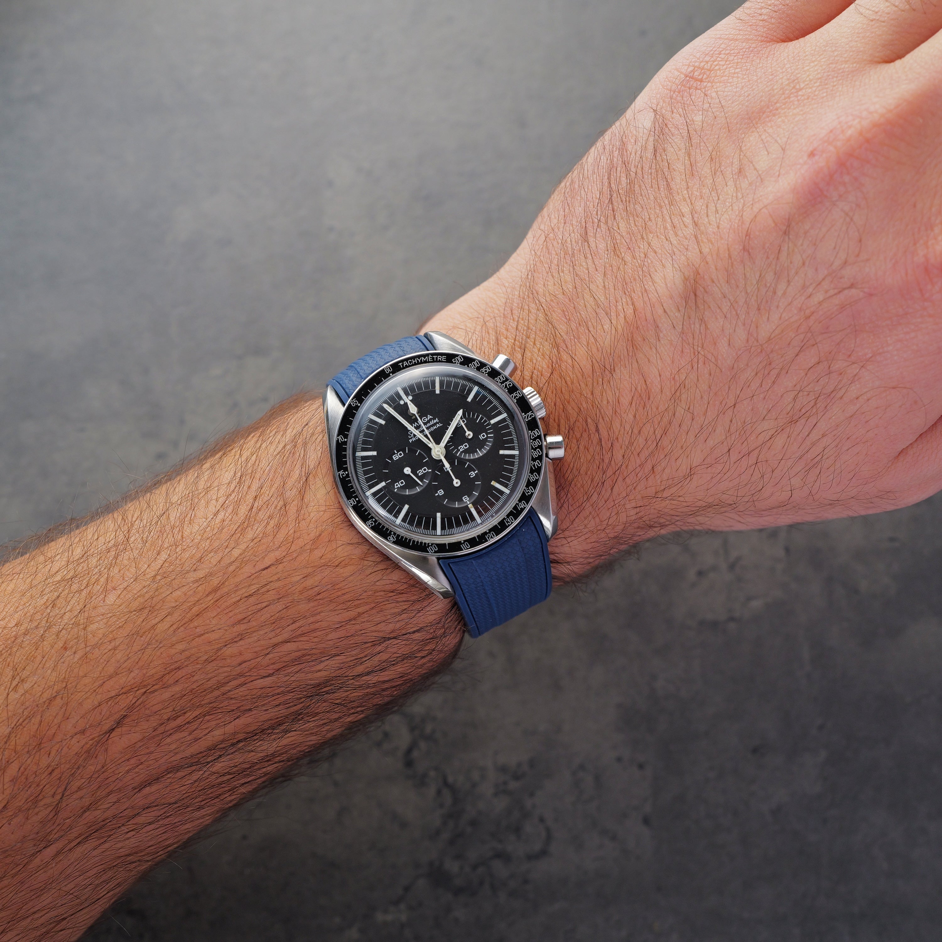 Omega X Swatch MoonSwatch Kautschukband, Blau