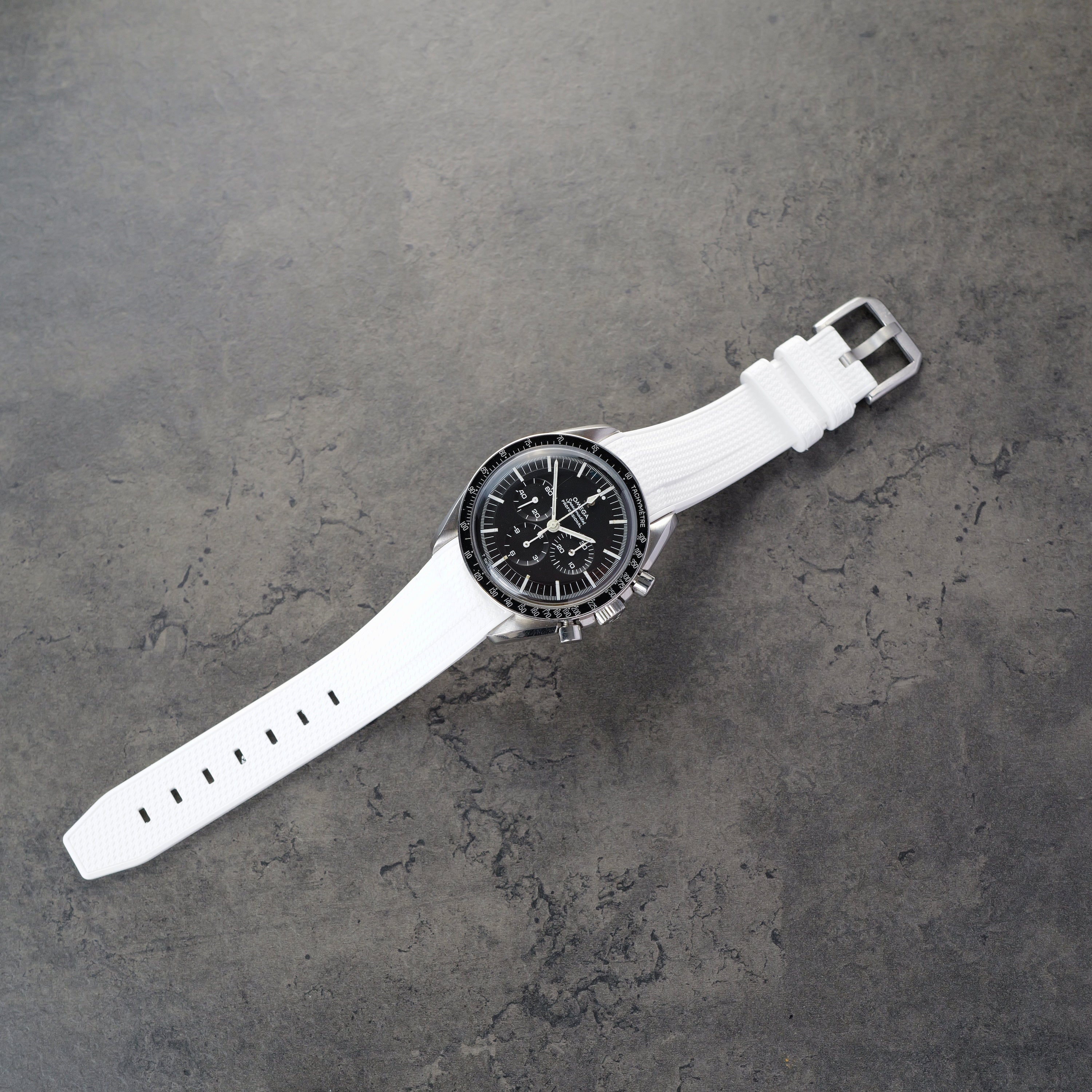 Omega X Swatch MoonSwatch Kautschukband, Weiß