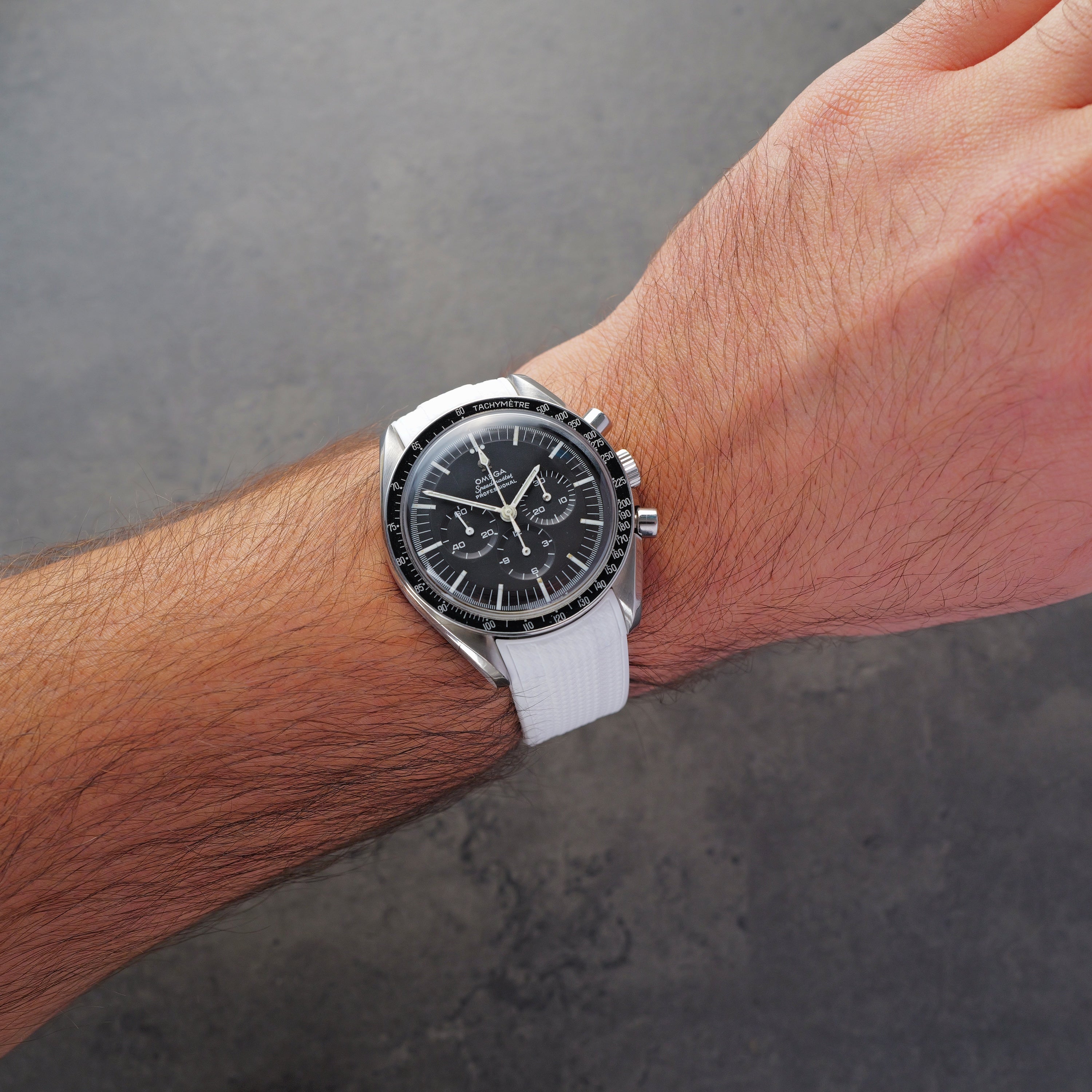 Omega X Swatch MoonSwatch Kautschukband, Weiß