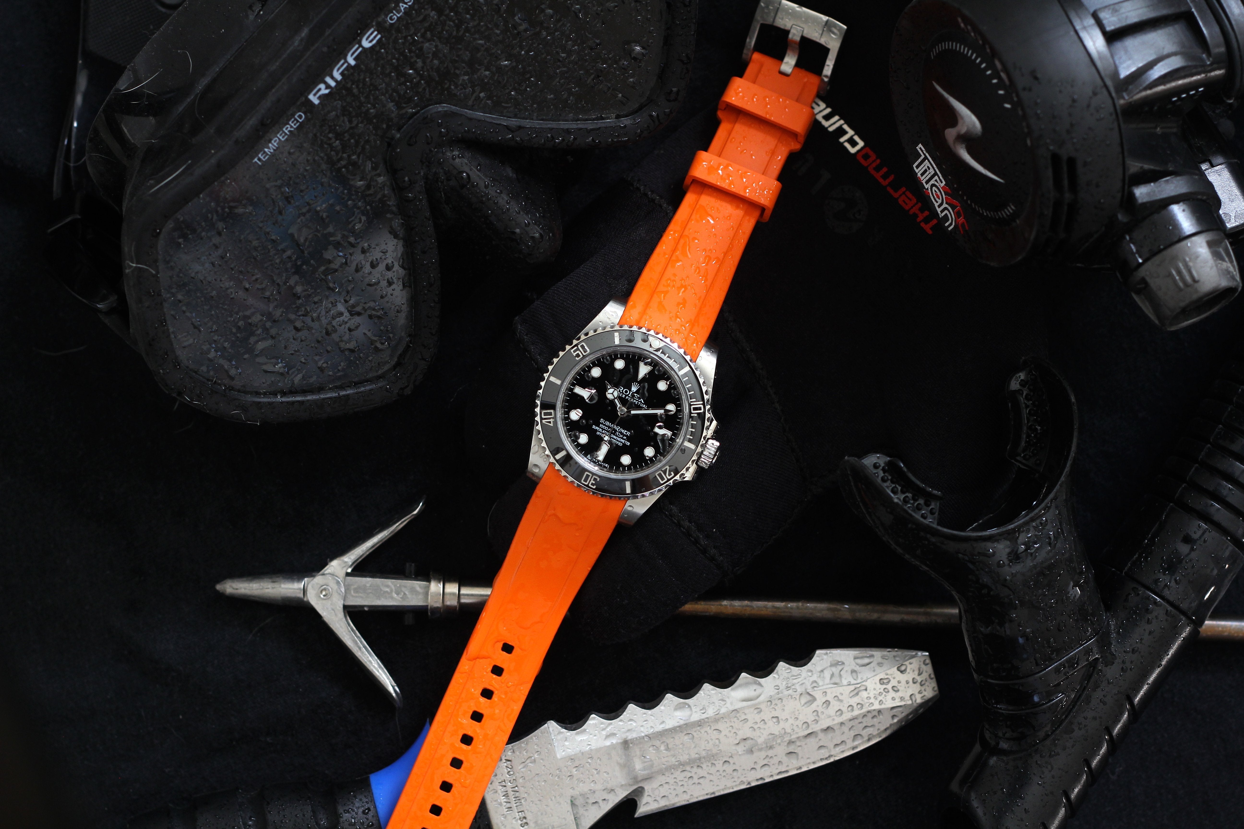 Everest Kautschukband für Rolex - GMT-Master, Submariner, Explorer, Datejust | thewristguy